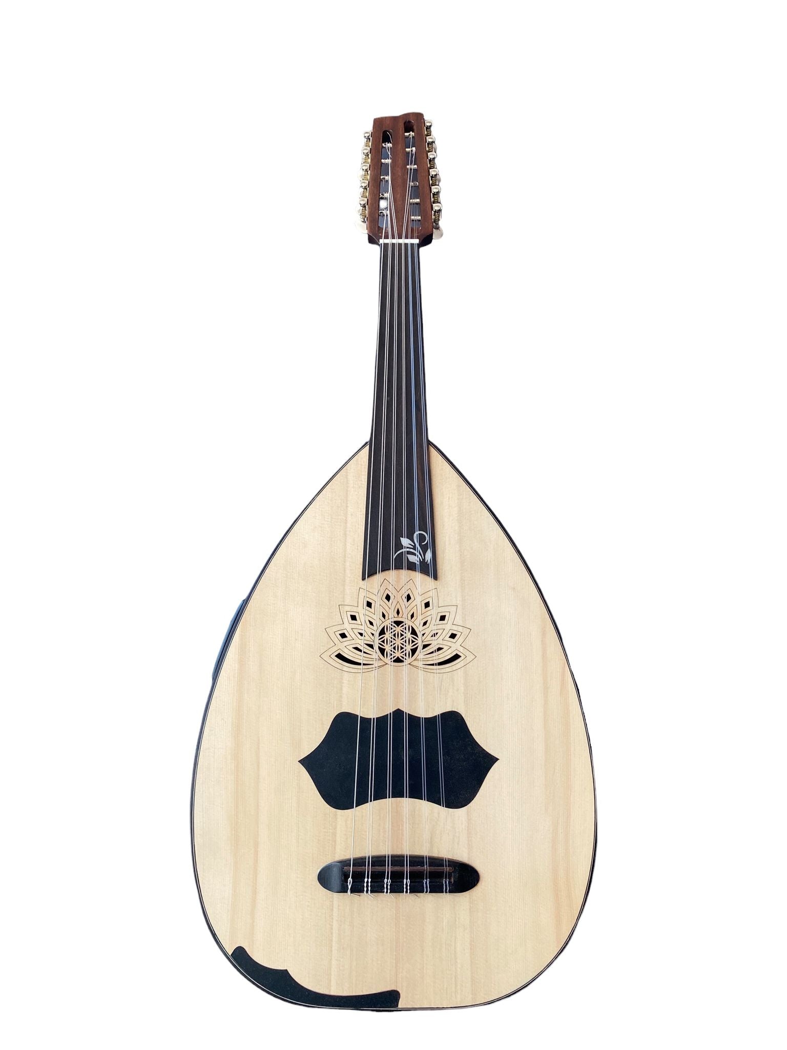Professional Cutaway Electric Oud Spruce Top