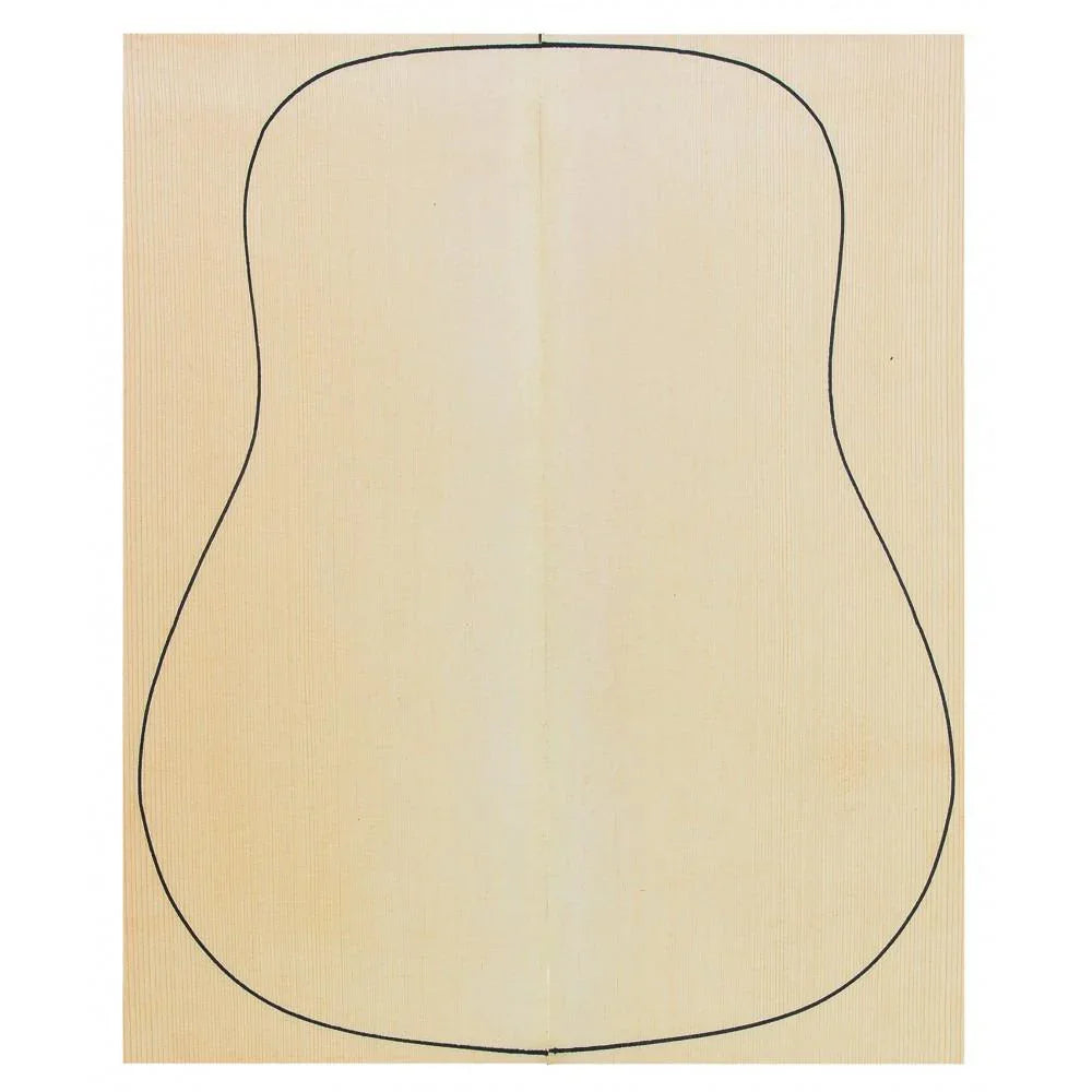 Spruce oud top wood piece, crafted from Borcka spruce, designed for oud making.