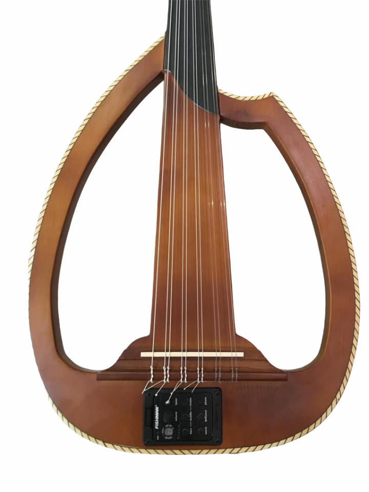 عود صامت BEL300M مع رأس جيتار